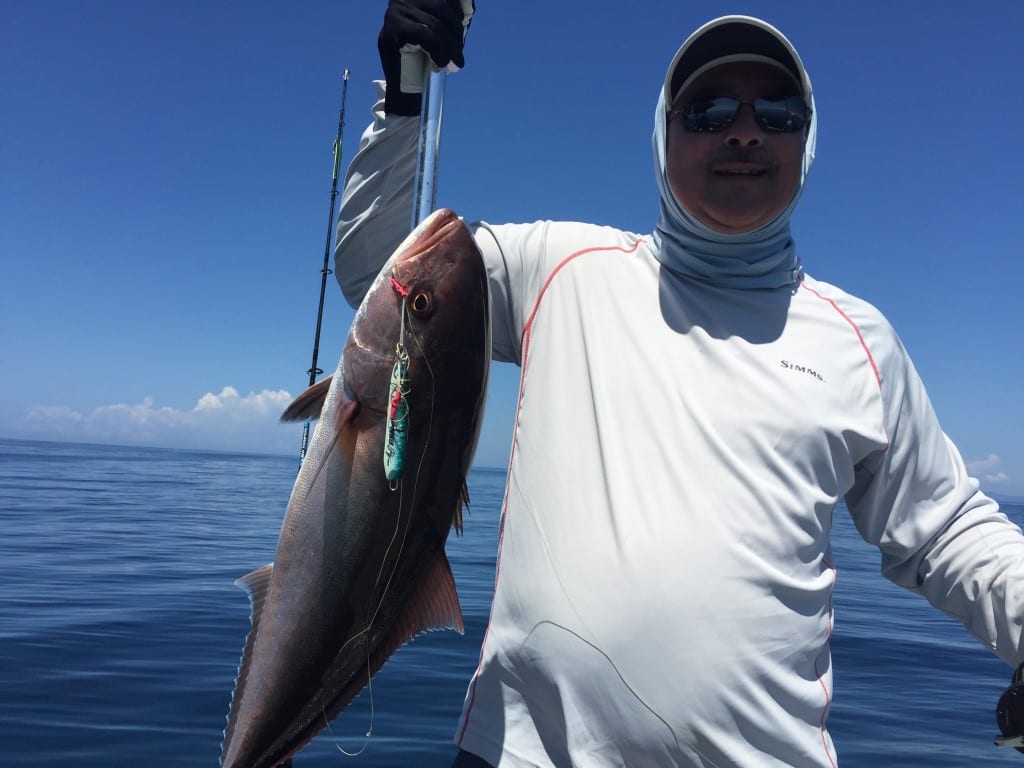 catching fish in panama off of cebaco island