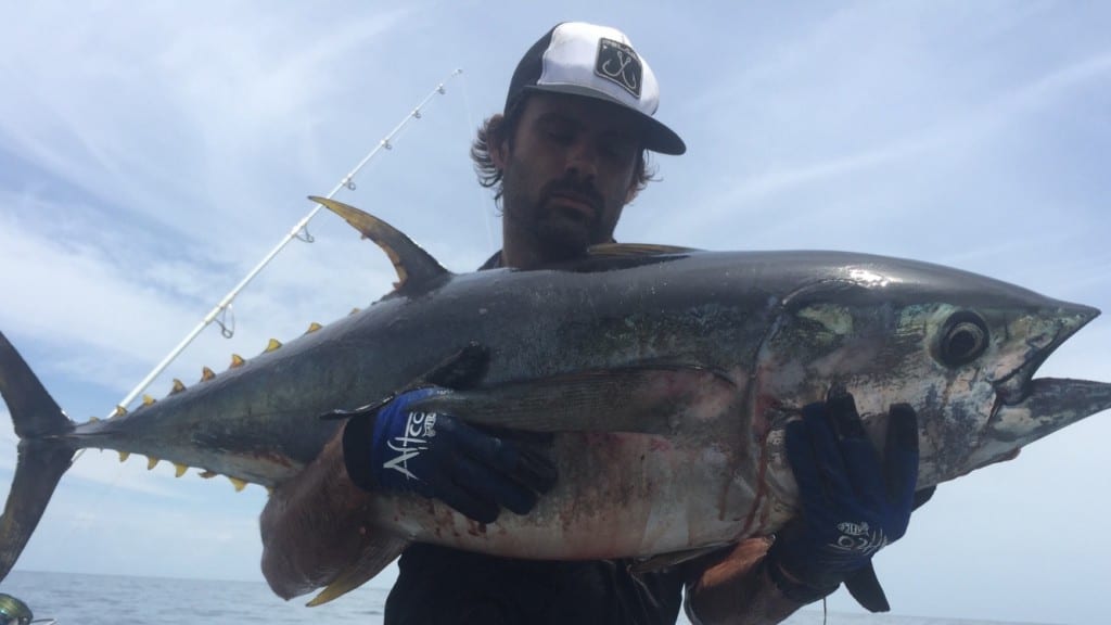 large tuna caught on azuero coast panama