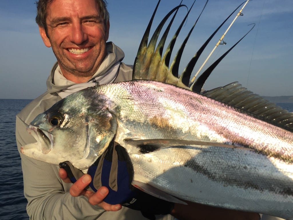 rooster fish caught with trent on the azuero peninsula