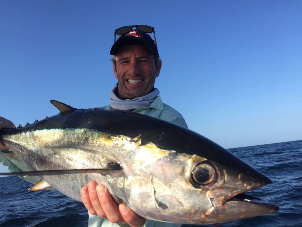 tuna fishing small yellow fin cebaco bay
