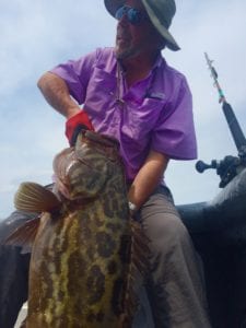grouper caught fishing in panama