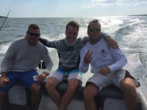 guys trip offshore fishing vacation in panama heading out for the day