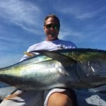 yellowfin tuna caught offshore fishing in panama near hannibal banks