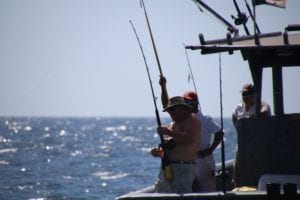 anglers fishing on the magoo in Panama