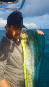 dorado caught near cebaco island while on tours in panama