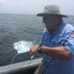 african pompano released while fishing with el rio negro sport fishing lodge
