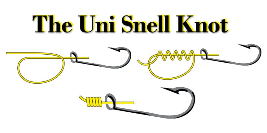 uni snell knot all the steps how to tie a uni snell knot