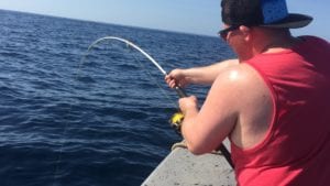 guest hooked up with bent rod