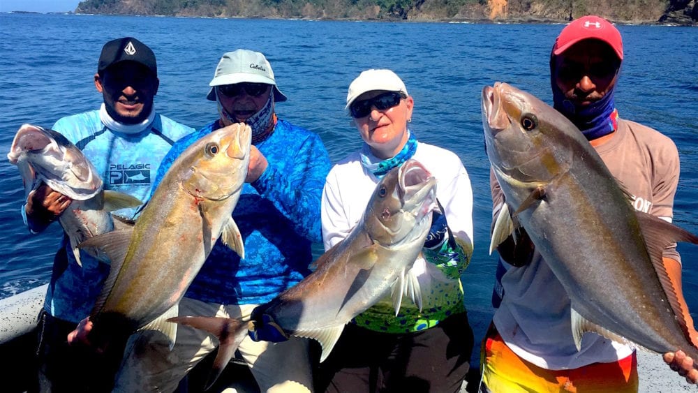 amberjacks caught on fishing trip in panama