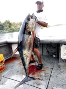 mate at el rio negro with large tuna caught during miller group