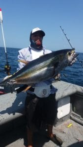 mate with CAF tuna caught with charter group