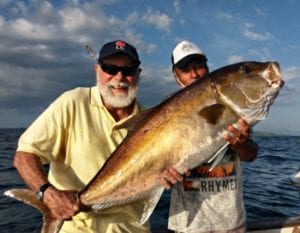 miller group catches amberjack while fishing in panama