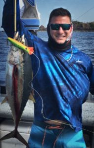 small tuna caught by robert fishing with el rio negro