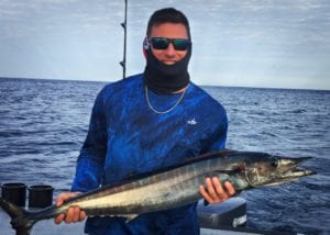 wahoo caught by robert on his charter fishing trip to panama
